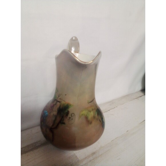 Vineyard Blessings By Lisa White Arts Uniq  Inc China Pitcher - Picture 14 of 16
